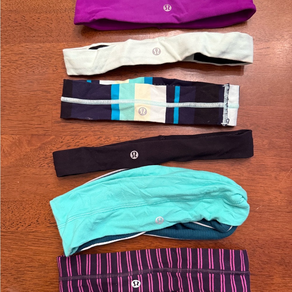 Group of 4 Lulu Lemon Hair Bands